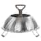 Martha Stewart Stainless Steel Folding Steamer Insert with Taupe Handle